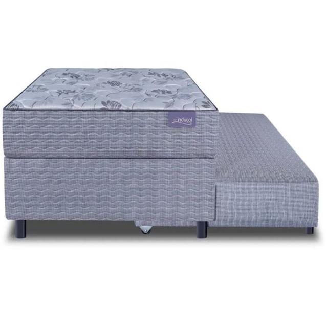 CONJUNTO AGRA 090X190 RESORTE BICAMA INDUCOL