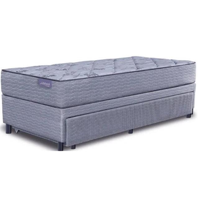 CONJUNTO AGRA 090X190 RESORTE BICAMA INDUCOL