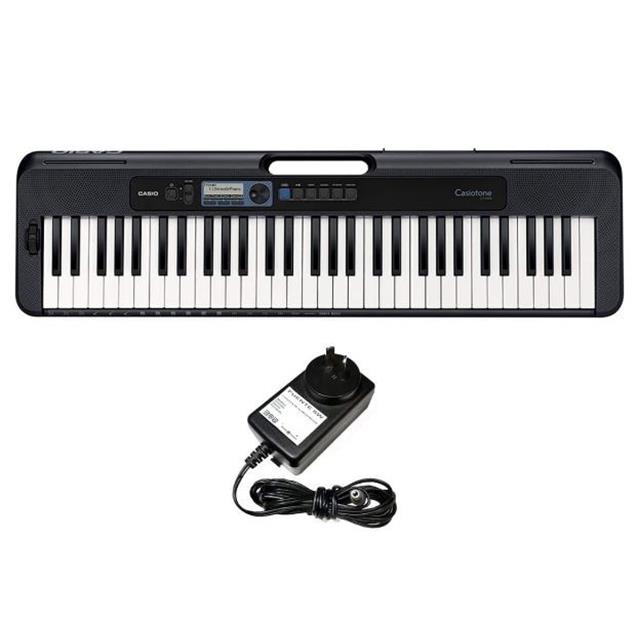 Teclado Casio Casiotone 61 Teclas Sensitivo + Fuente 9v + Soporte X (CTS300)