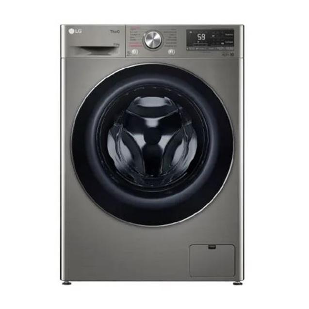 Lavasecarropas LG Steam 9/5kg 1200rpm Silver (WD90VVC4S6)
