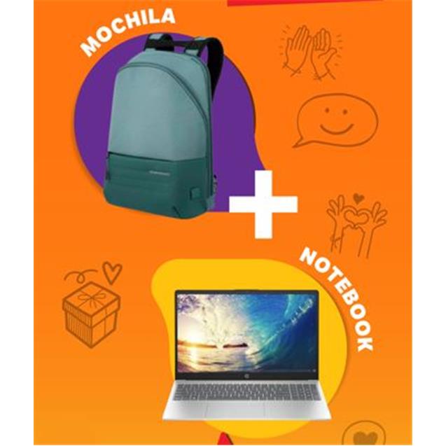 COMBO NOTEBOOK HP R3 8GB 512GB 15,6" (18938) + MOCHILA SAMSONITE (18987)
