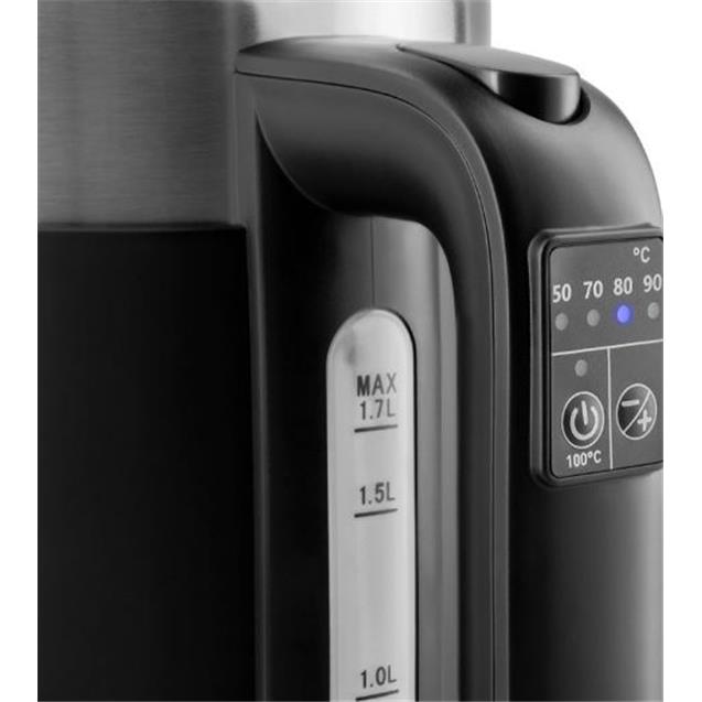 COMBO TERMO STANLEY CLASSIC 800 NEGRO (18799) + PAVA ELECT ATMA NEGRA (18630)