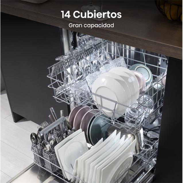 Lavavajillas Hisense 14 Cubiertos Inox (HS642D90X)