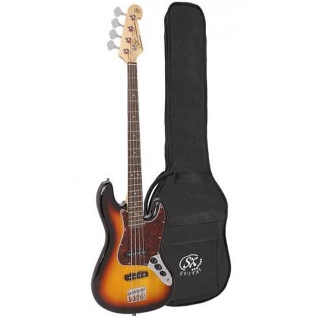 Bajo Eléctrico Sx  Bd1-3ts Pickguard Carey