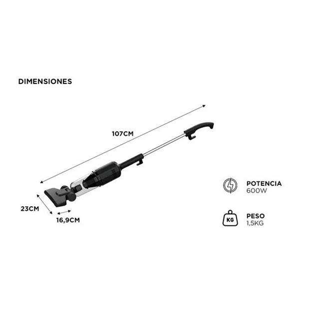 Aspiradora Gadnic Vertical 2 En 1 - 600w (ASP00026)