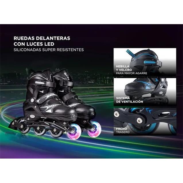 ROLLERS GADNIC ROLLER5AM RL01 PLUS ALUMINIO EXTENSIBLE RUEDAS PU