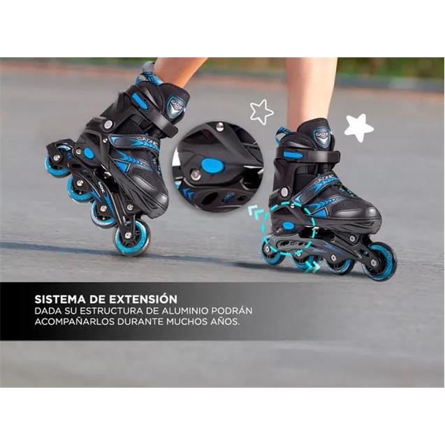 ROLLERS GADNIC ROLLER5AM RL01 PLUS ALUMINIO EXTENSIBLE RUEDAS PU