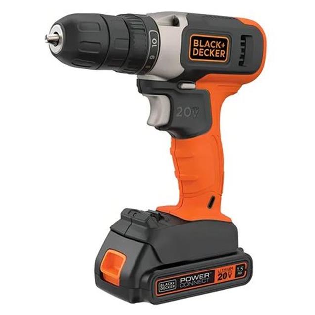 Taladro B+D 20v 10mm (BCD702C1)