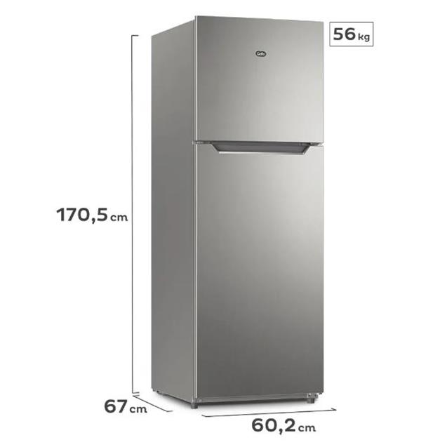 Heladera Gafa Nf 356 Lts Inverter Plata (HGNF333P)
