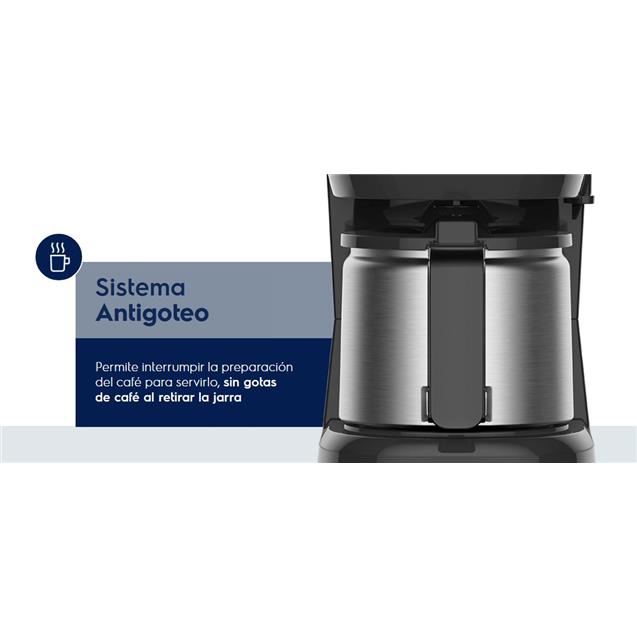 CAFETERA ELECTROLUX ECM12 0.6 LTS INOX