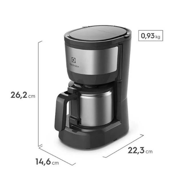CAFETERA ELECTROLUX ECM12 0.6 LTS INOX