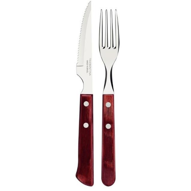 Set Cubiertos Tramontina Polywood 12 Pz (21199/709)