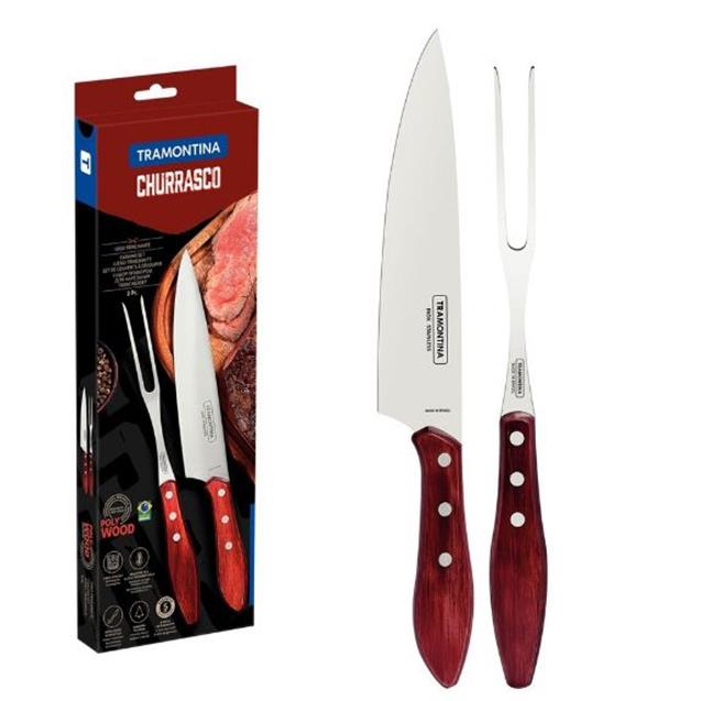 Set Asado Tramontina Polywood 2pzs (21198/760)