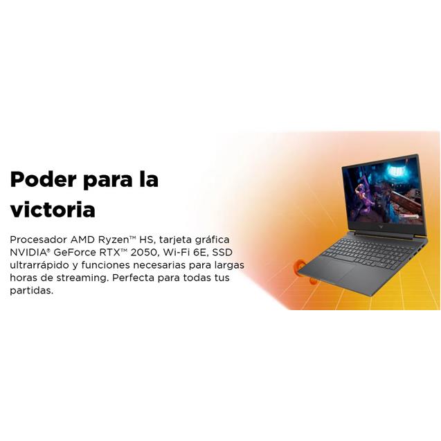 Notebook Hp Gaming Victus /8gb 512gb/ 15.6" Fhd/ W11hsl (15FB2026LA)