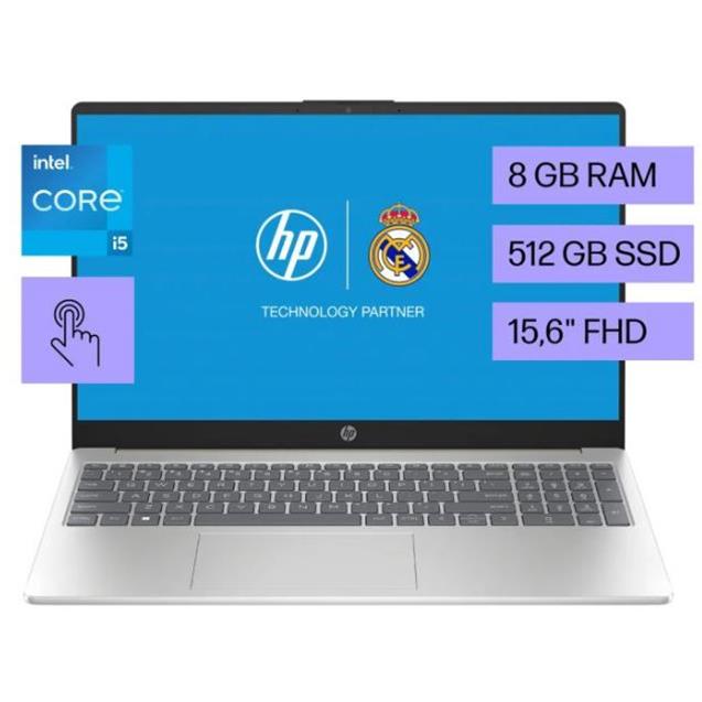 Notebook Hp  I5-1334u/ 8gb 512gb/ 15.6 Touch Fhd/ W11hsl + Auric. Poly Usb-C (15FD0154LA)