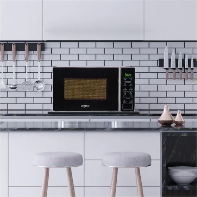 Microondas Whirlpool Digital 20 Lts 700w Gris (WMS20BS)