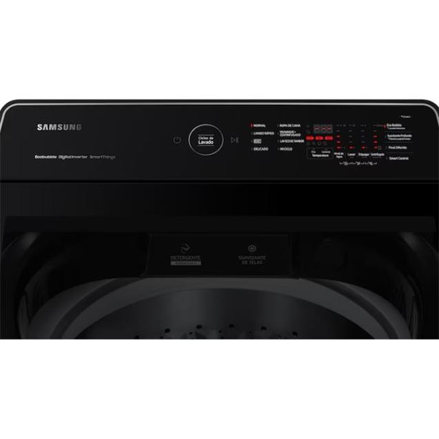 Lavarropas Samsung 11kg Carga Superior Digital Inverter C/ Ecobubble Negro (WA11CG6442)