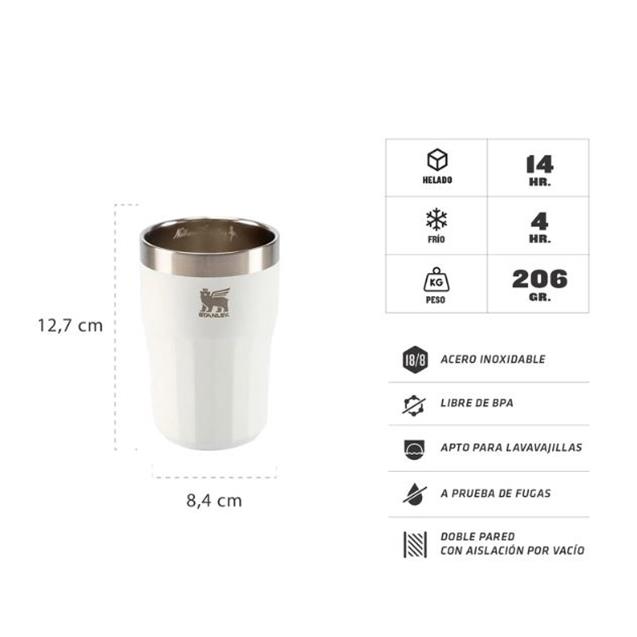 Vaso Stanley Golden Hour Beer Pale Stone 408ml- White (11357-017)