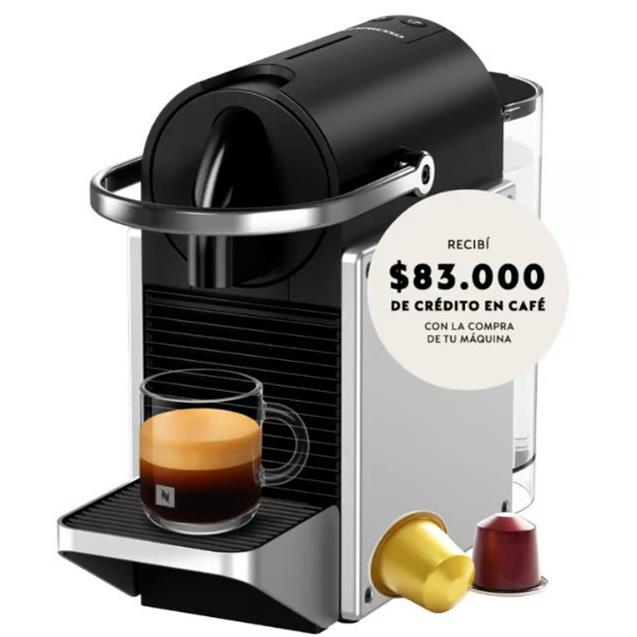 Cafetera Nespresso Pixie Silver 0.7 L