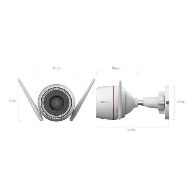 Cámara Ezviz 2k Exterior Nocturno Wifi (H3C)