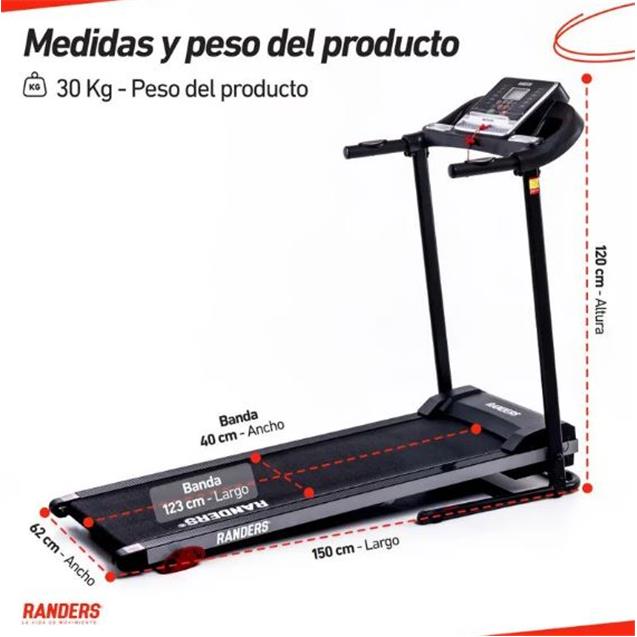 Cinta Motorizada Randers 14 Km/H (ARG455)