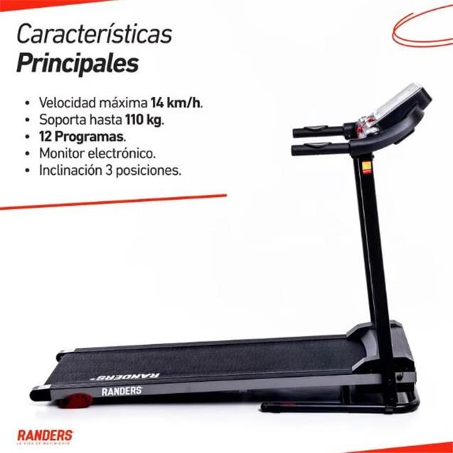 Cinta Motorizada Randers 14 Km/H (ARG455)