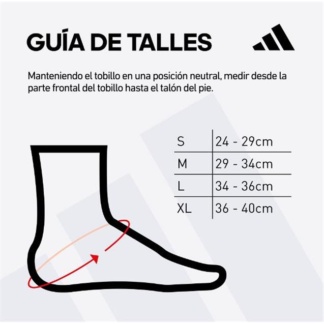 Tobillera Adidas. S 24/29 Cm (ADSU12411WH)