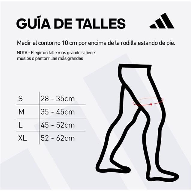 Rodillera Adidas T.M 35-45 Cm (ADSU12422WH)