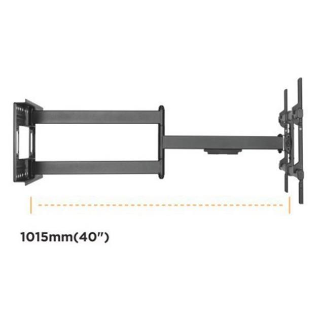 Soporte Móvil Extensible Onebox  Para Tv De 43" A 80" (OB-SMC39)