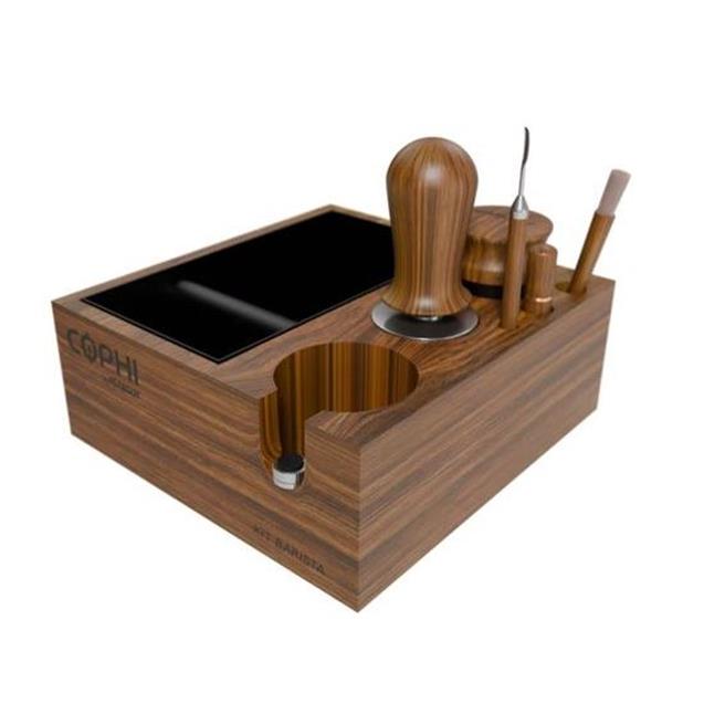 Kit Barista Peabody Madera Saman- 5 Accesorios (PE-KB01)