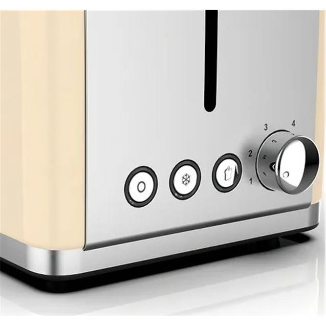 Tostadora Peabody 2 Bahias. Marfil (PE-T387I)