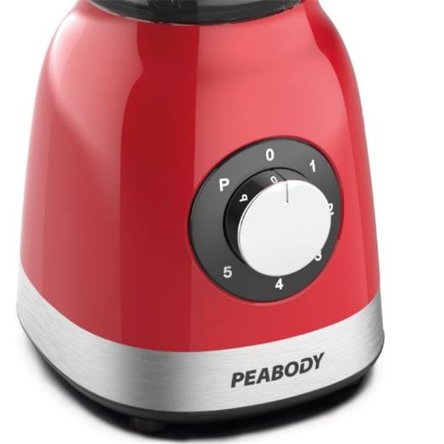 Licuadora Peabody Vidrio 1.75 Lt 1200w- Roja (PE-LN1210RM)