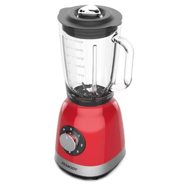 Licuadora Peabody Vidrio 1.75 Lt 1200w- Roja (PE-LN1210RM)