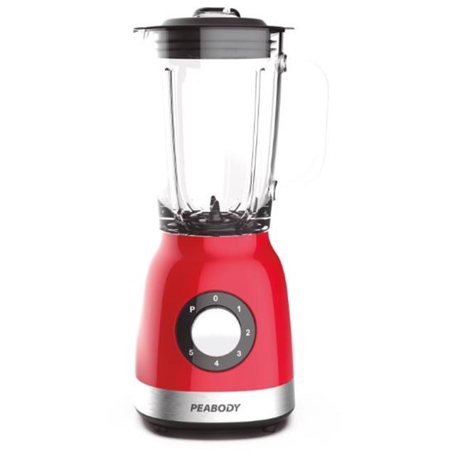 Licuadora Peabody Vidrio 1.75 Lt 1200w- Roja (PE-LN1210RM)