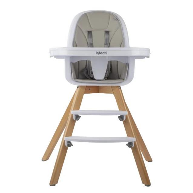 Silla Comer Infanti Nordic Meal - 2 Alturas Gris