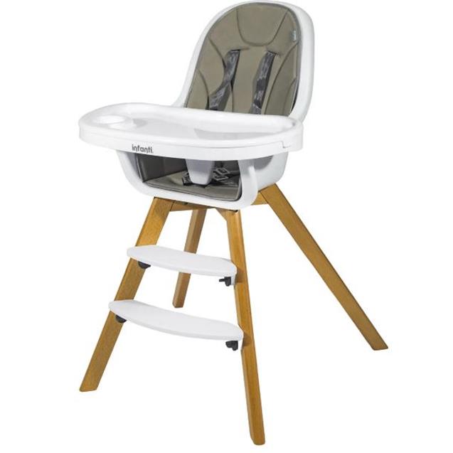 Silla Comer Infanti Nordic Meal - 2 Alturas Gris