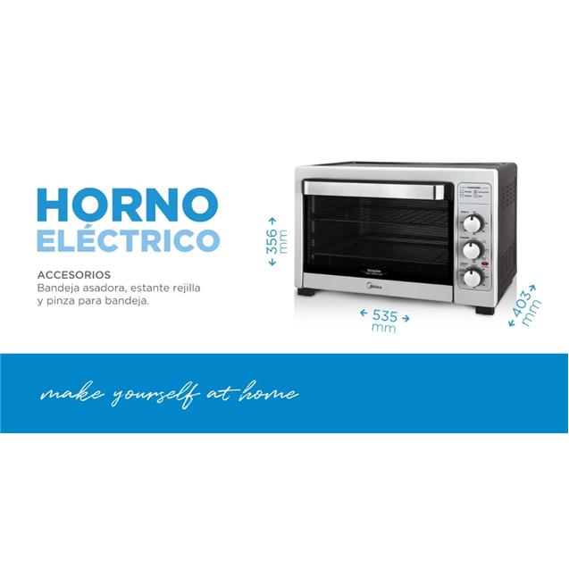 Horno Eléctrico Midea 40lts (TOM340SAR4)