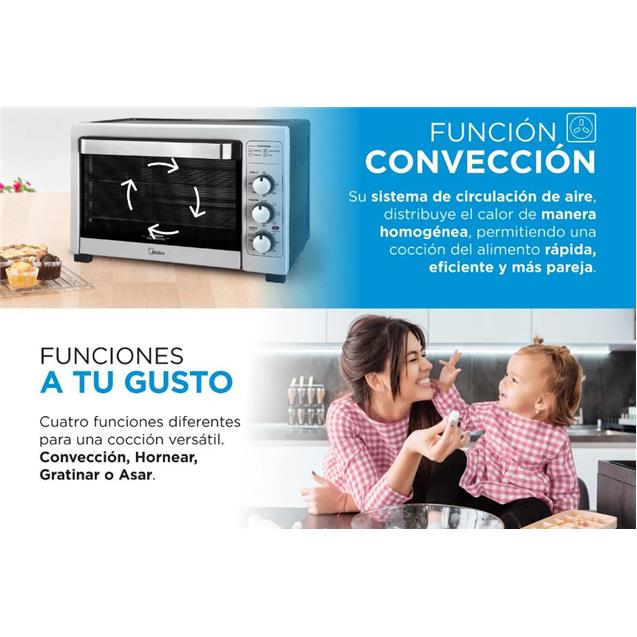 Horno Eléctrico Midea 40lts (TOM340SAR4)
