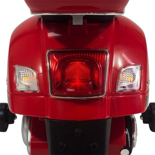 Moto A Batería Vespa Infanti Rojo (GTS 801-S)