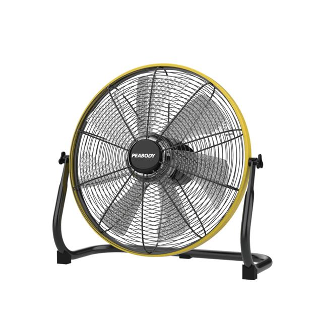 Ventilador Turbo A Batería Peabody Aro Amarillo 16" (VTB1630NA)