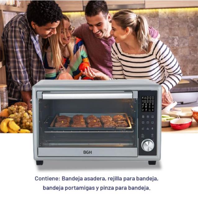 Horno Eléctrico Bgh 46 Lts Digital Silver (BHE46DS25I)