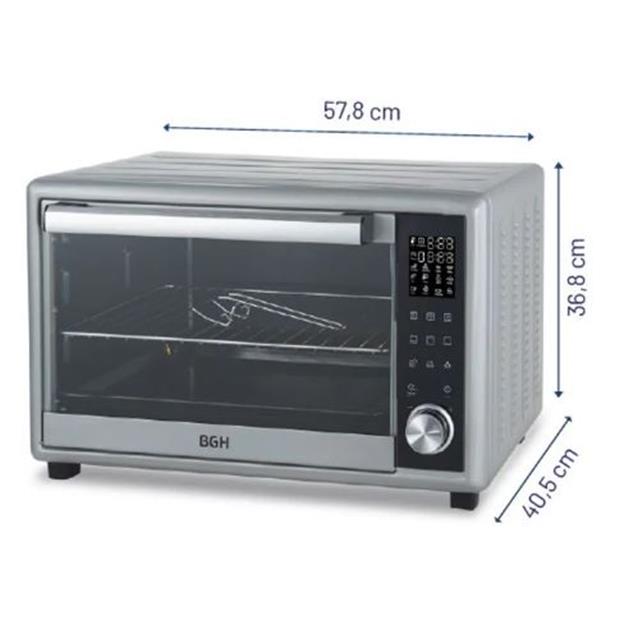Horno Eléctrico Bgh 46 Lts Digital Silver (BHE46DS25I)