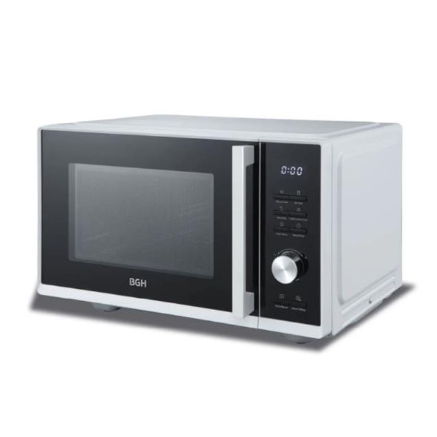Microondas C/Airfryer Grill Bgh Flat Cook 25 Lts Blanco (B325DFB24)