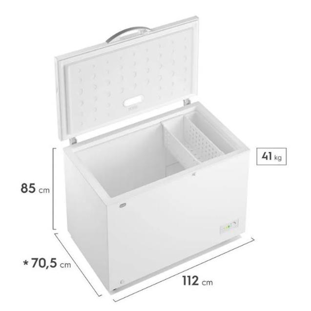 Freezer Gafa 316 Lts 1 Puerta Blanco (FGHF300BL)