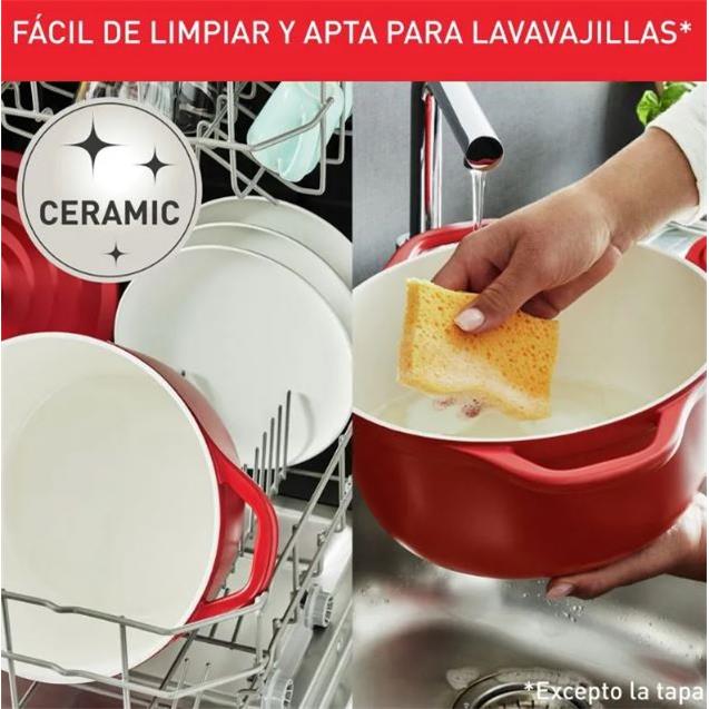 Olla T-Fal Tapa Air Red 20cm (E2544455)