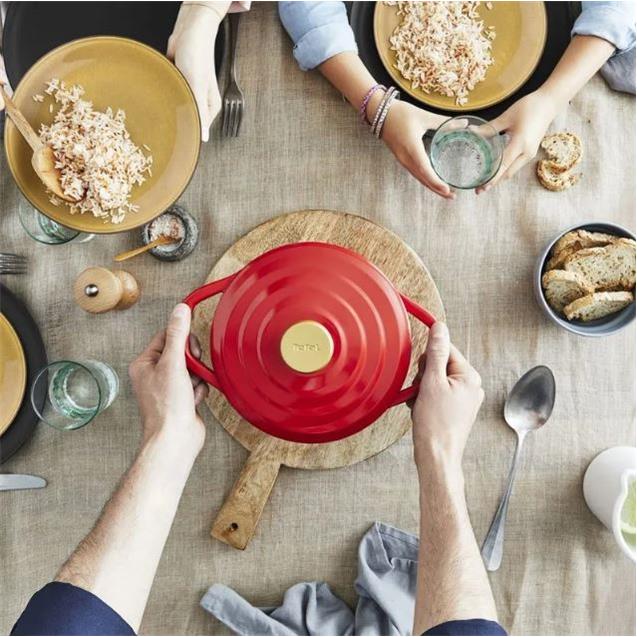 Olla T-Fal Tapa Air Red 20cm (E2544455)