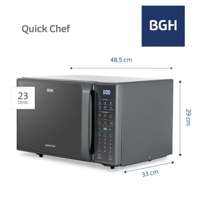Microondas BGH 23L Digital ECO (B223DS20I)