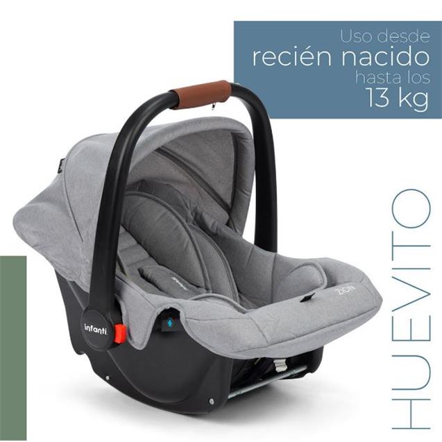 Cochecito Infanti Romanzo Negro Y Gris (3478)