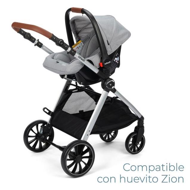 Cochecito Infanti Romanzo Negro Y Gris (3478)