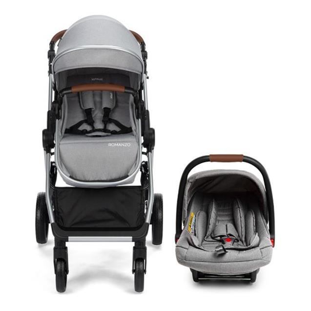 Cochecito Infanti Romanzo Negro Y Gris (3478)